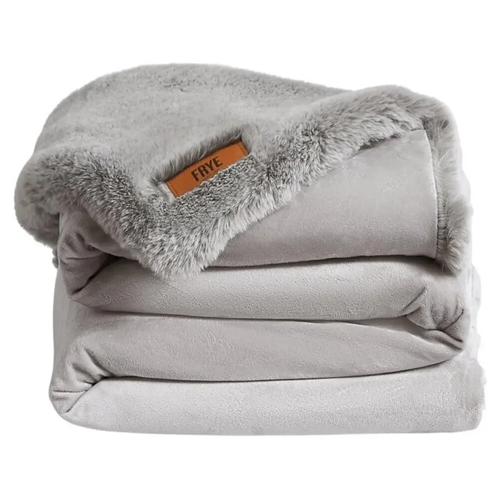 FRYE Luxe Faux Fur Throw 60”x70”